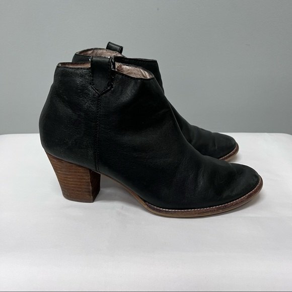 madewell black leather Billie boots booties women's 9 style E0191 - Picture 3 of 10